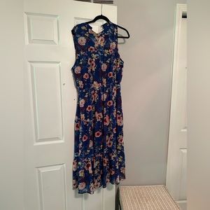 Lulus floral midi dress - size xl